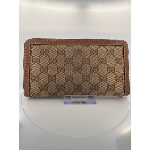 Gucci GG Supreme Canvas Zip-Around Wallet – Brown - Picture 4 of 6